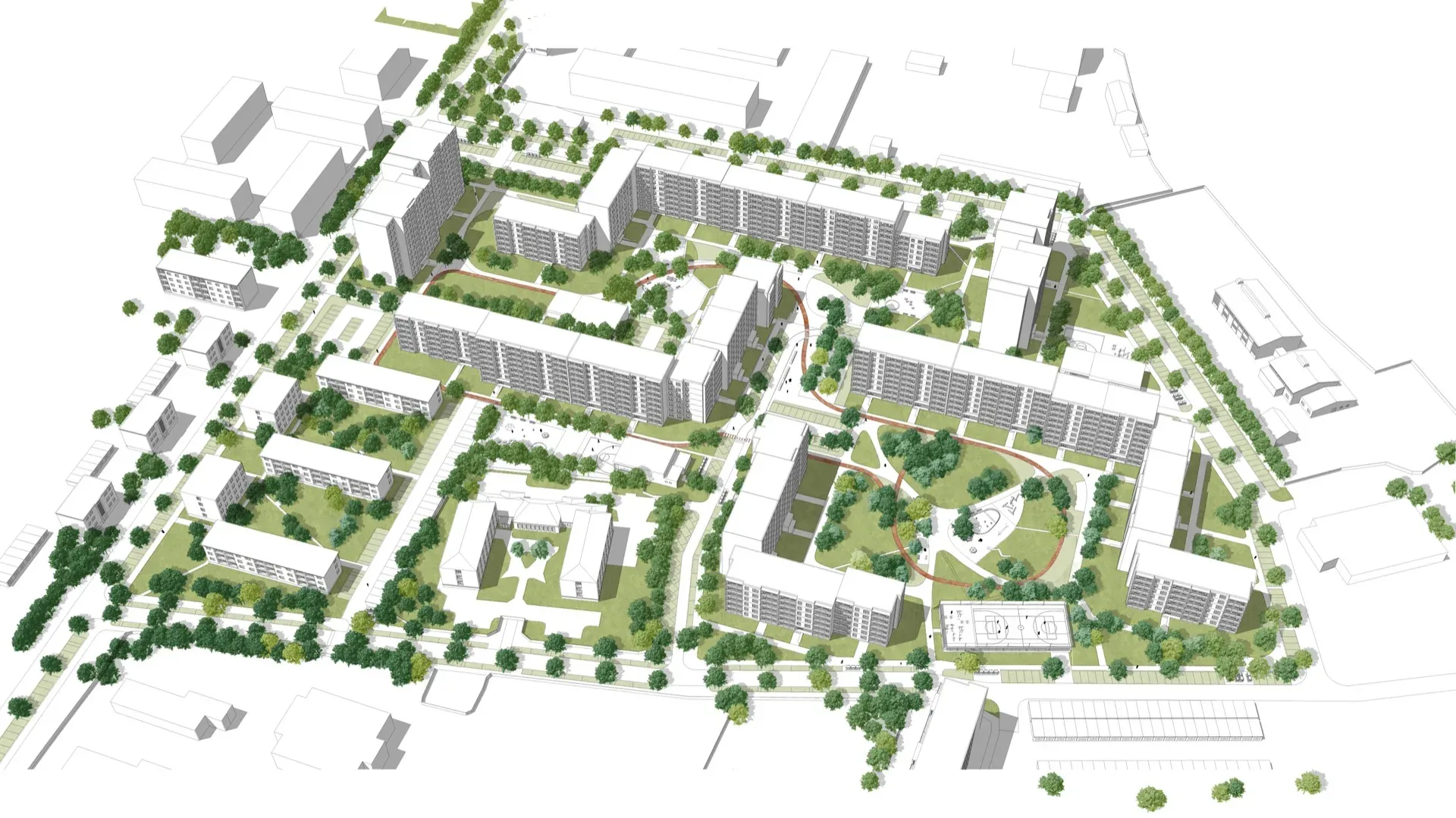 Revitalizace sídliště Rozdělov Sever - Kladno