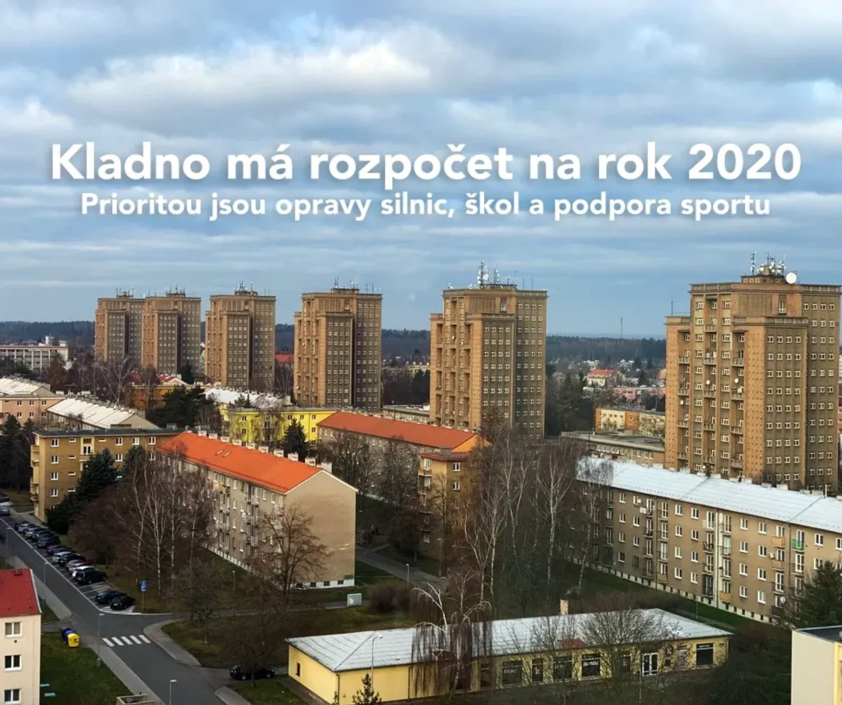 Kladno má rozpočet na rok 2020. Prioritou jsou opravy silnic, škol a podpora sportu.