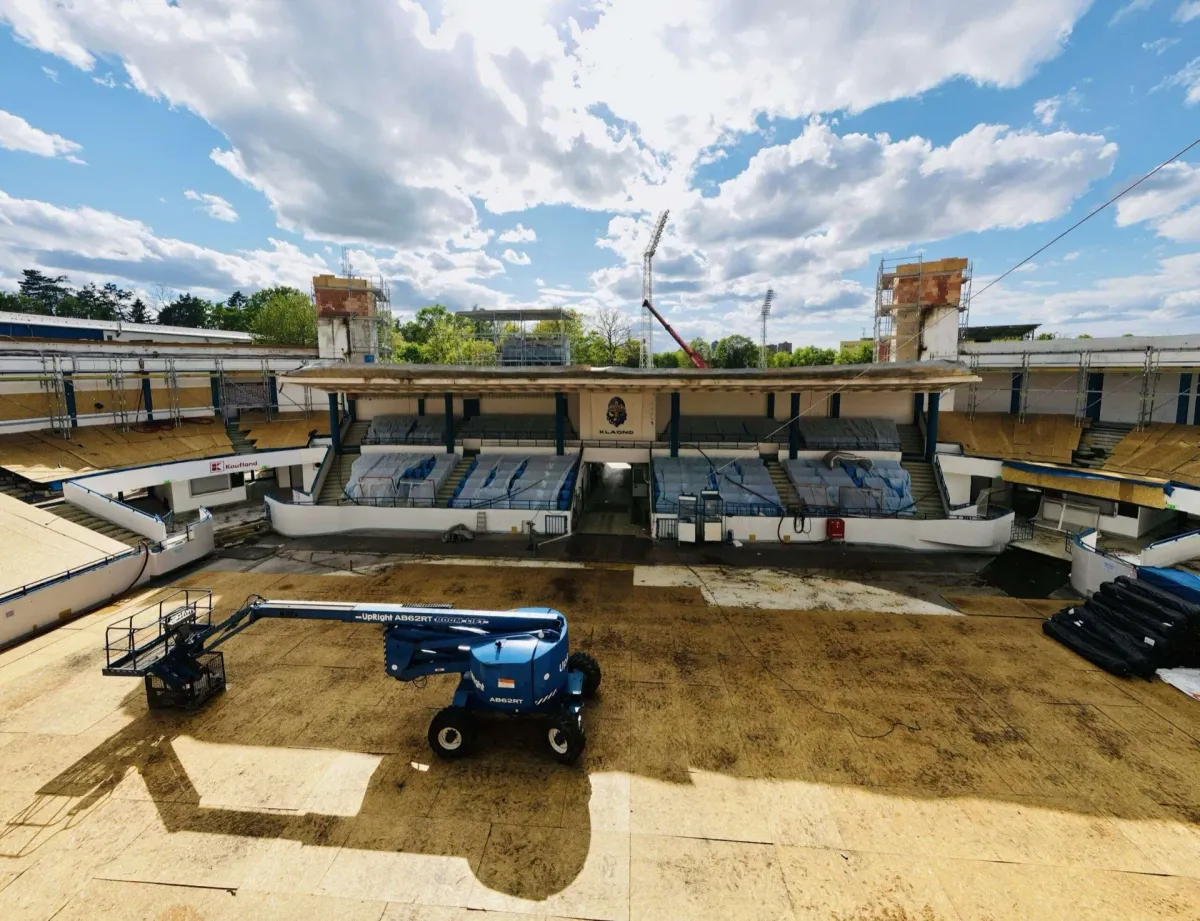 Rekonstrukce zimáku 22. květen