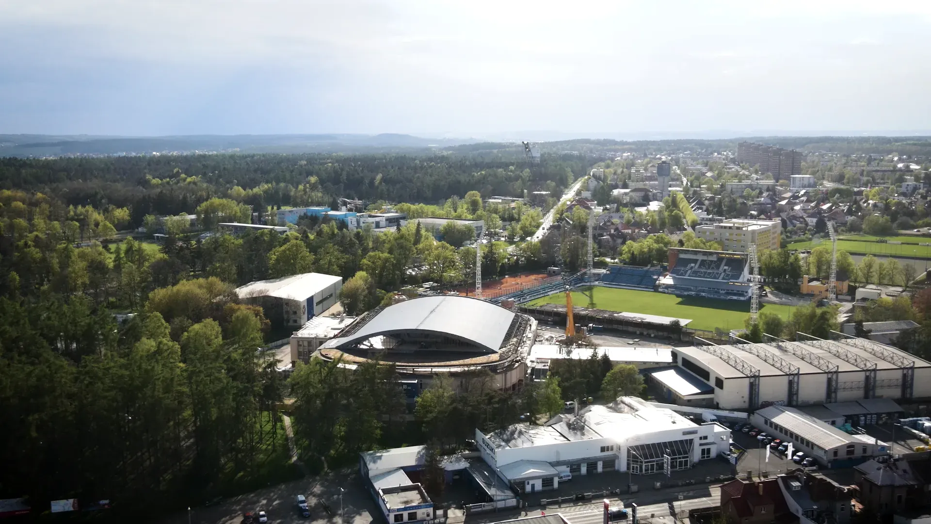 Květen 2021 - Rekonstrukce zimáku, Slovanu a nový archiv knihovny - Kladno